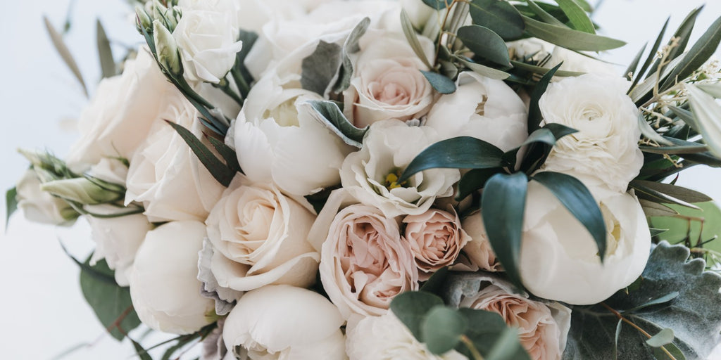 Modern Minimal White & Blush Wedding
