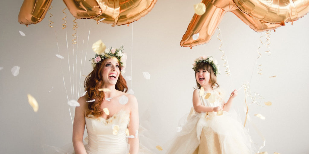Fun Glitter Tea Party Styled Shoot