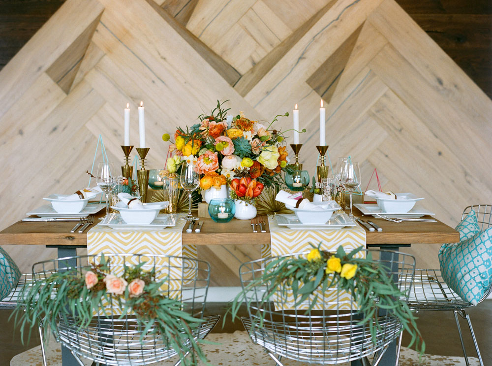 Mid-Century Modern Wedding Style Shoot